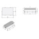 Piscine hors sol rectangulaire Soft Grey 300x200x65cm avec pompe filtrante et voile d'ombrage – Exit Toys