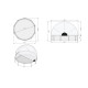 Piscine hors sol ronde Stone ø360x76cm avec pompe filtrante et dôme – Exit Toys