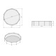 Piscine hors sol ronde Soft Grey ø360x76cm avec pompe filtrante – Exit Toys